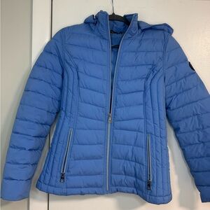 Nautica Women's Light Blue Puffer Jacket